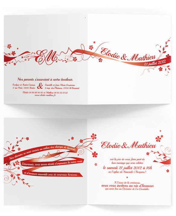 faire-part de mariage