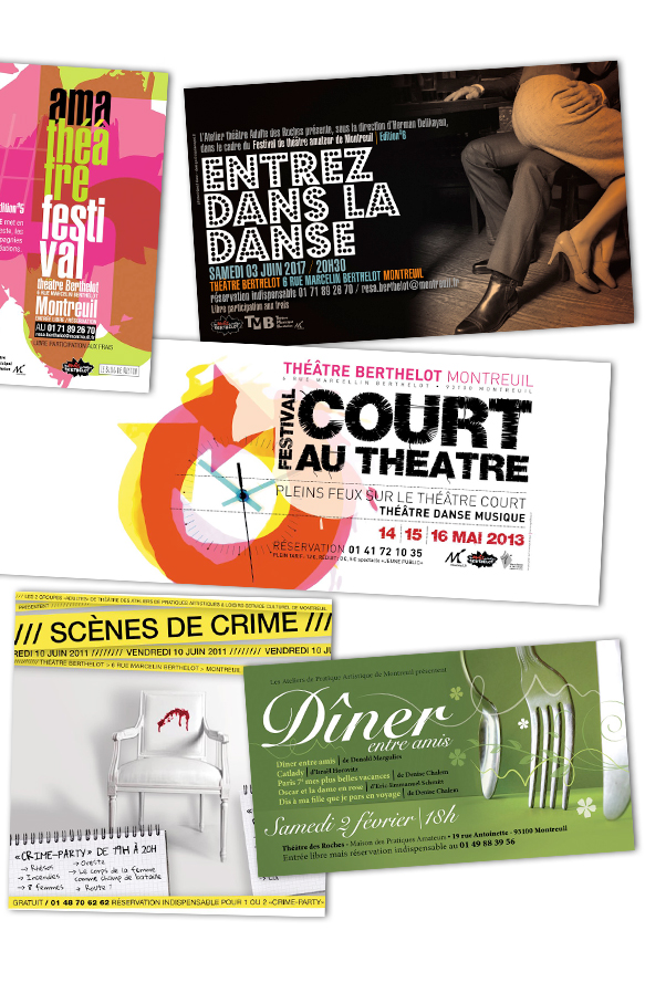 flyer théâtre Montreuil