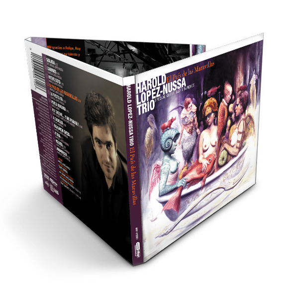 Digipack Harold Lopez Nussa TRIO El Pais de las Maravillas | Marie Cayet / artkas