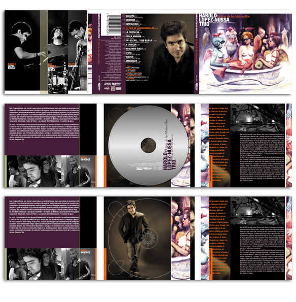 Digipack Harold Lopez Nussa TRIO El Pais de las Maravillas | Marie Cayet / artkas