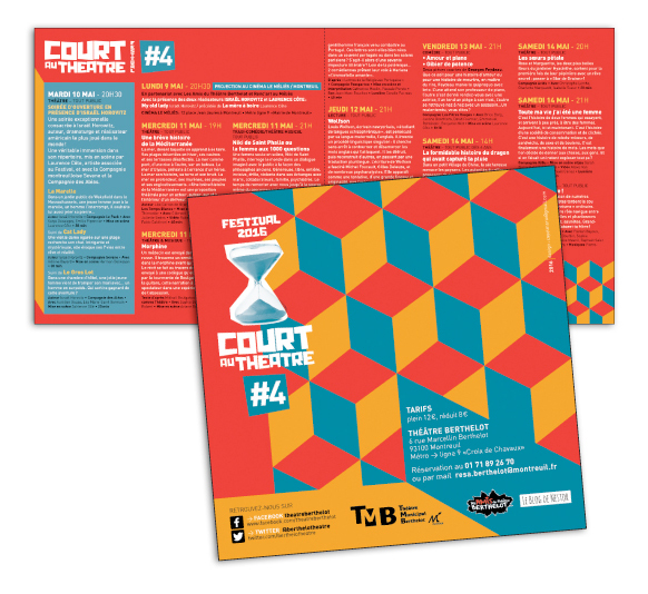 Flyer Festival Court au Théâtre Montreuil | Marie Cayet