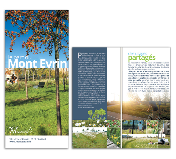 plaquette parc de Montévrain | Marie Cayet / artkas