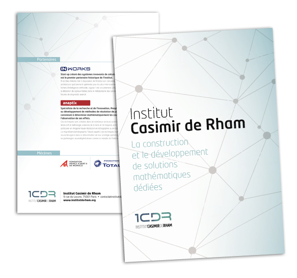 plaquette institutionnelle | Marie Cayet