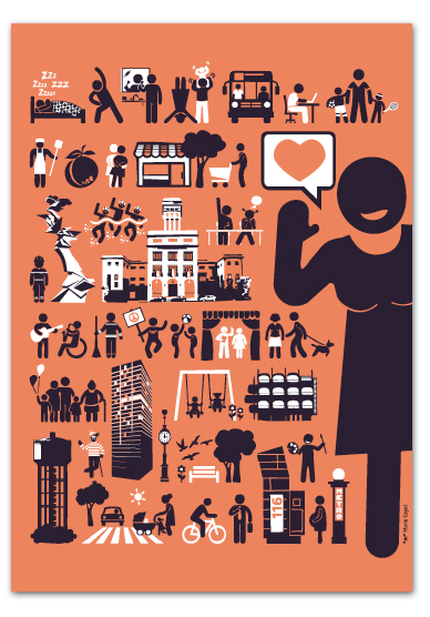 affiche Pignon sur rue Montreuil | graphisme © Marie Cayet