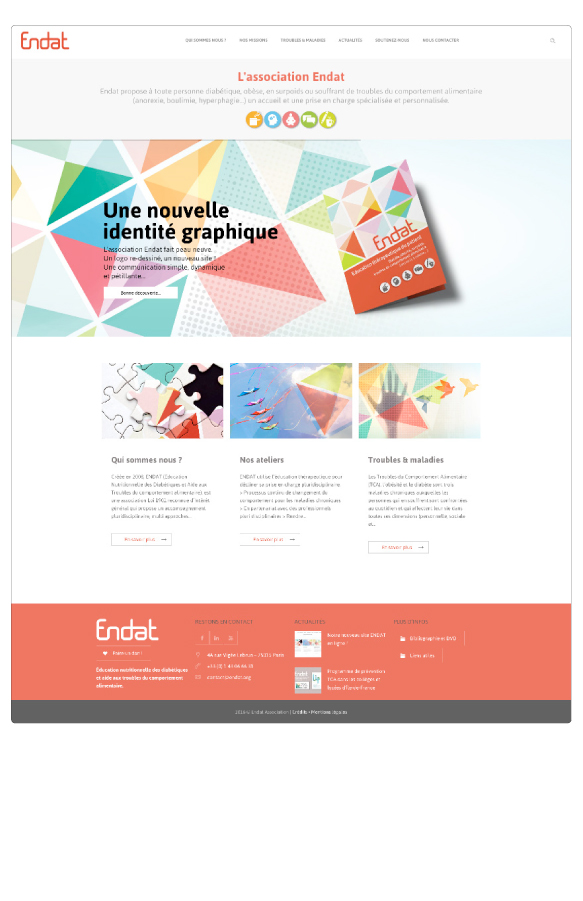 Web design paris Endat | Marie Cayet